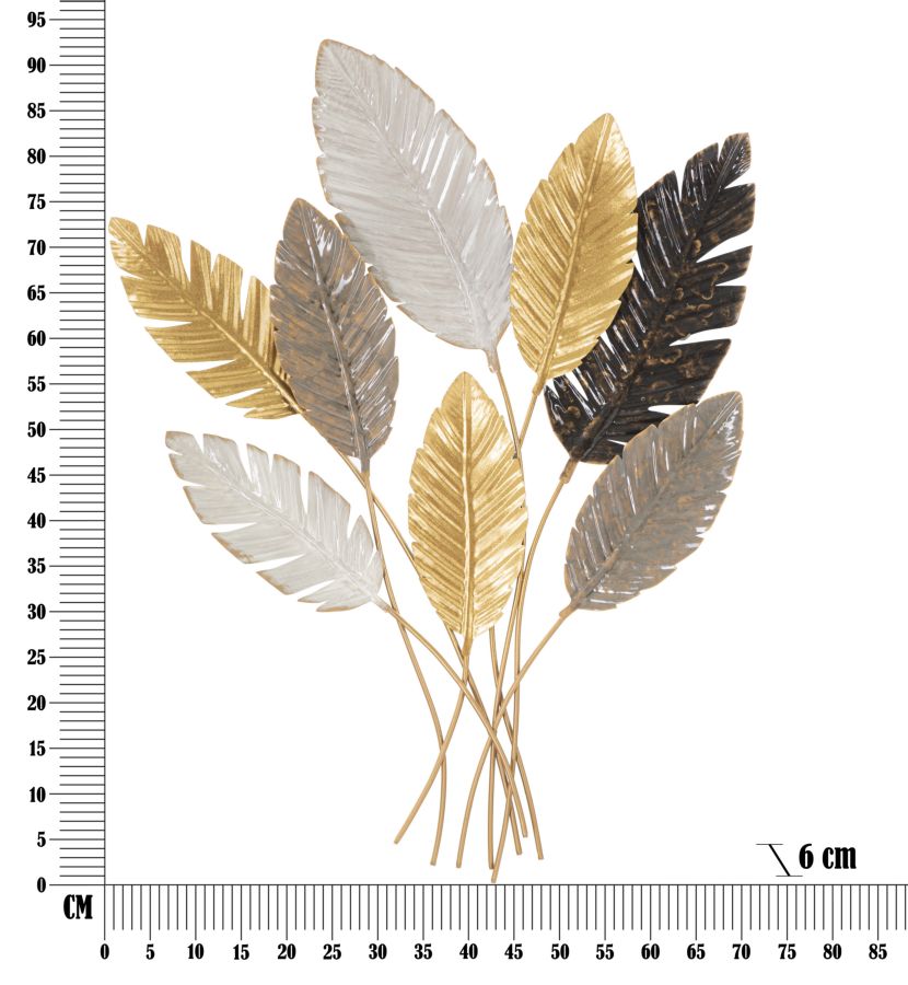 WALL DECORATION PALMY CM 73X6X93 - slika 6