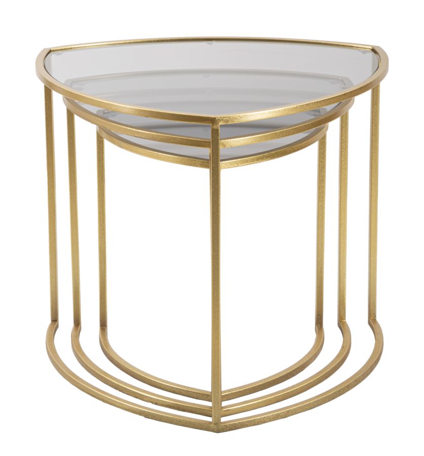 COFFEE TABLE TRIANGLE SET 3 PZ CM Ø 60X50-50X45-40X40 - slika 3