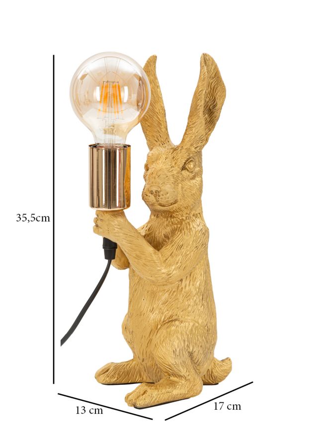 TABLE LAMP RUBBIT CM 13X17X35.5 - slika 6