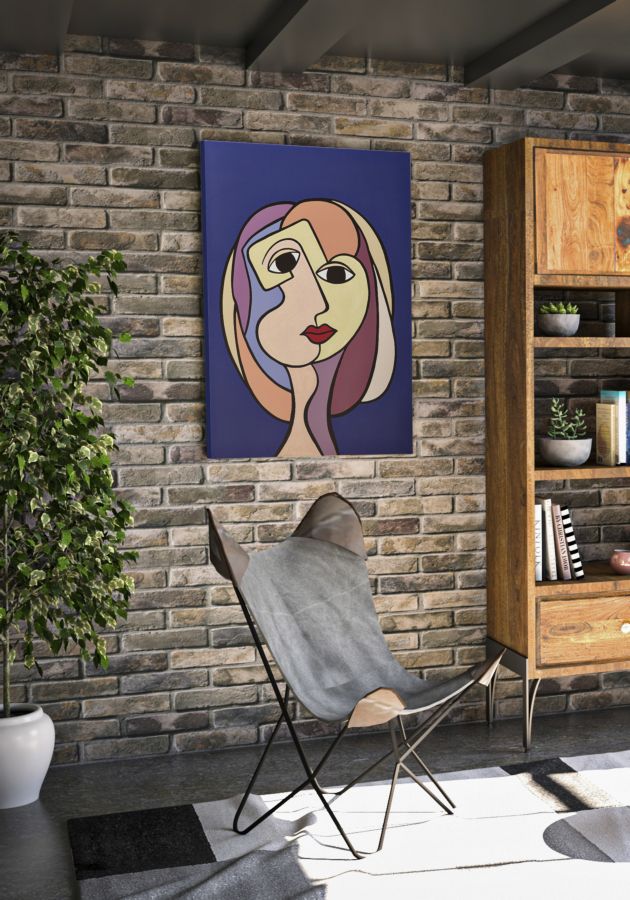 WALL PRINTING/PAINTING DOUBLE FACE LARGE -A- CM 80X3X120 - slika 5