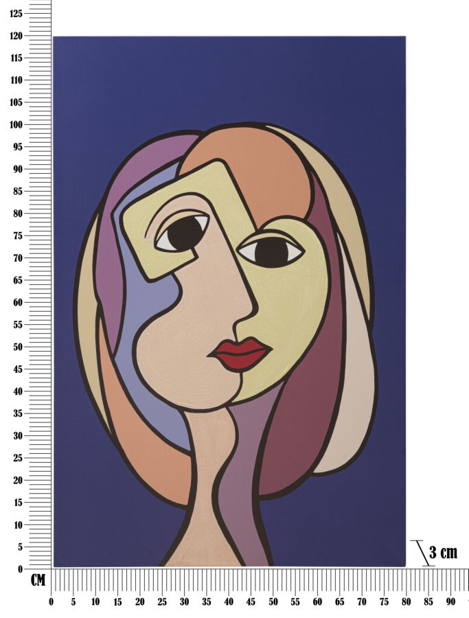 WALL PRINTING/PAINTING DOUBLE FACE LARGE -A- CM 80X3X120 - slika 6