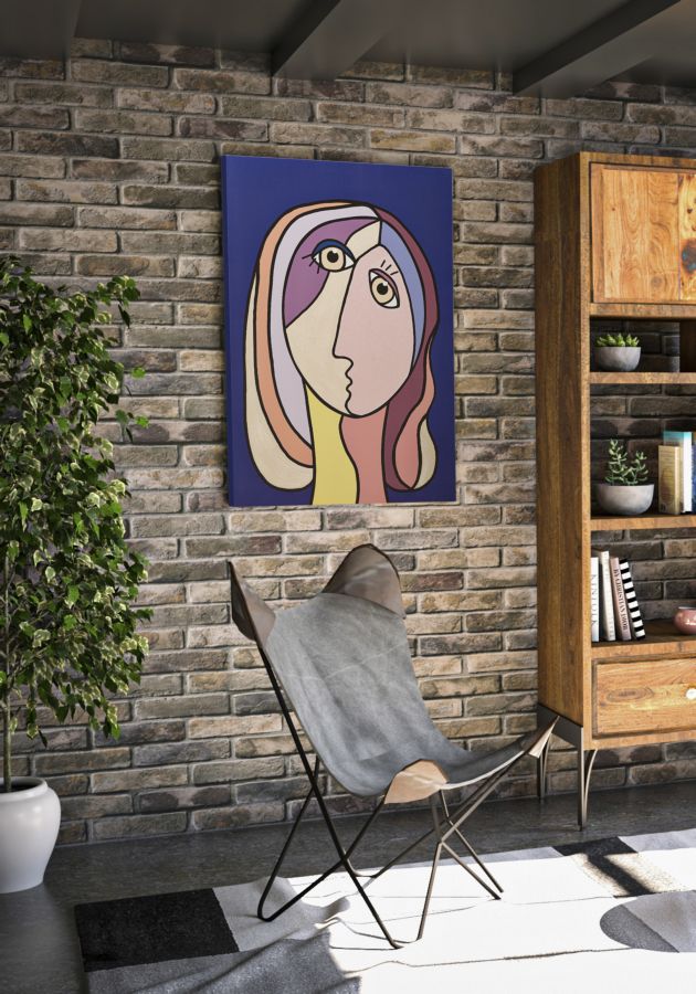 WALL PRINTING/PAINTING DOUBLE FACE LARGE -B- CM 80X3X120 - slika 5