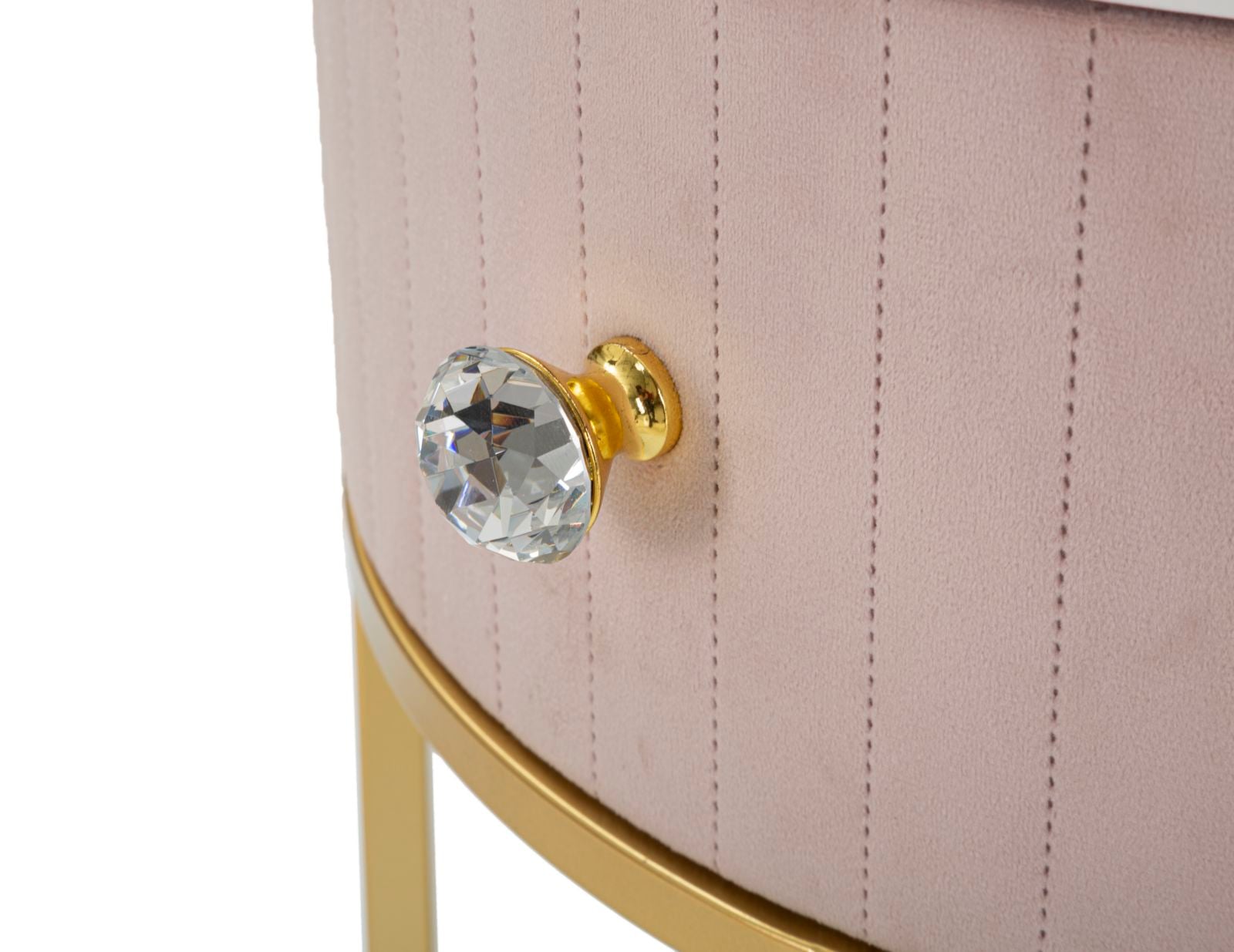 BED SIDE MONTPELLIER PINK CM Ø 42X48 - slika 4