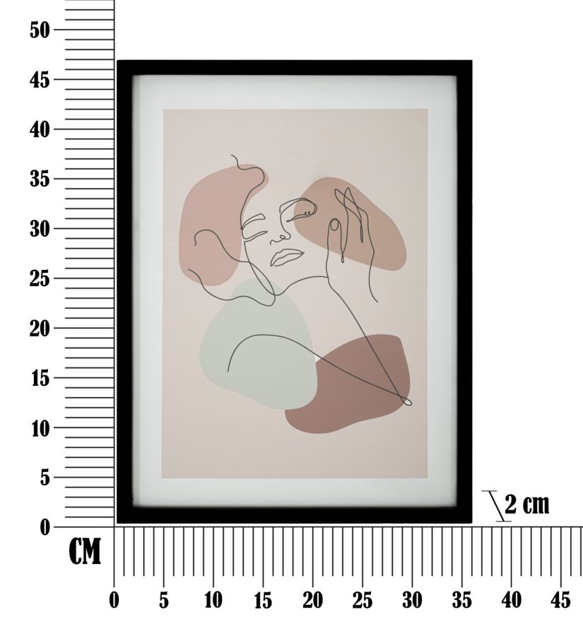 STAMP WITH FRAME FACE -A- CM 35X2X47 - slika 6