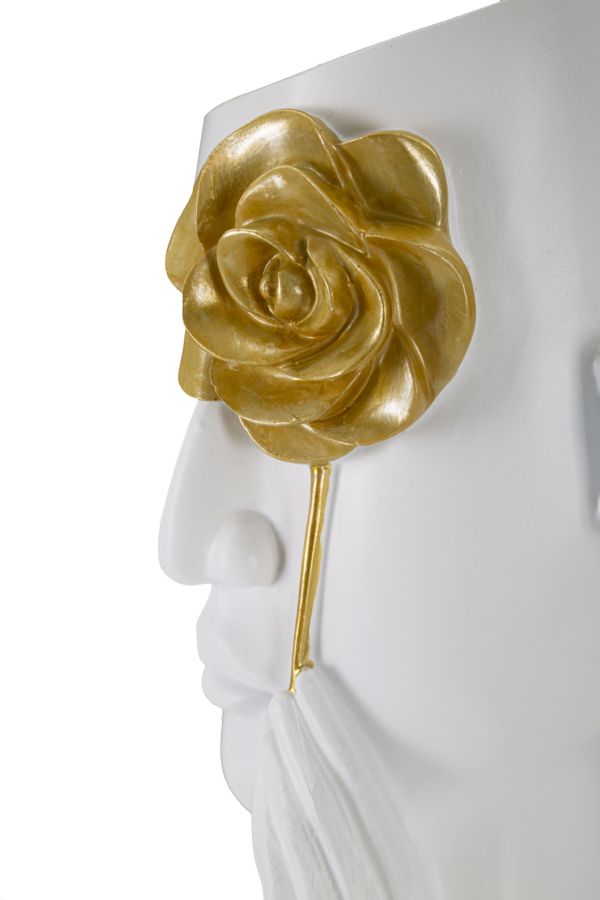 VASO FACE C/FIORE CM 14X13X27 - slika 3