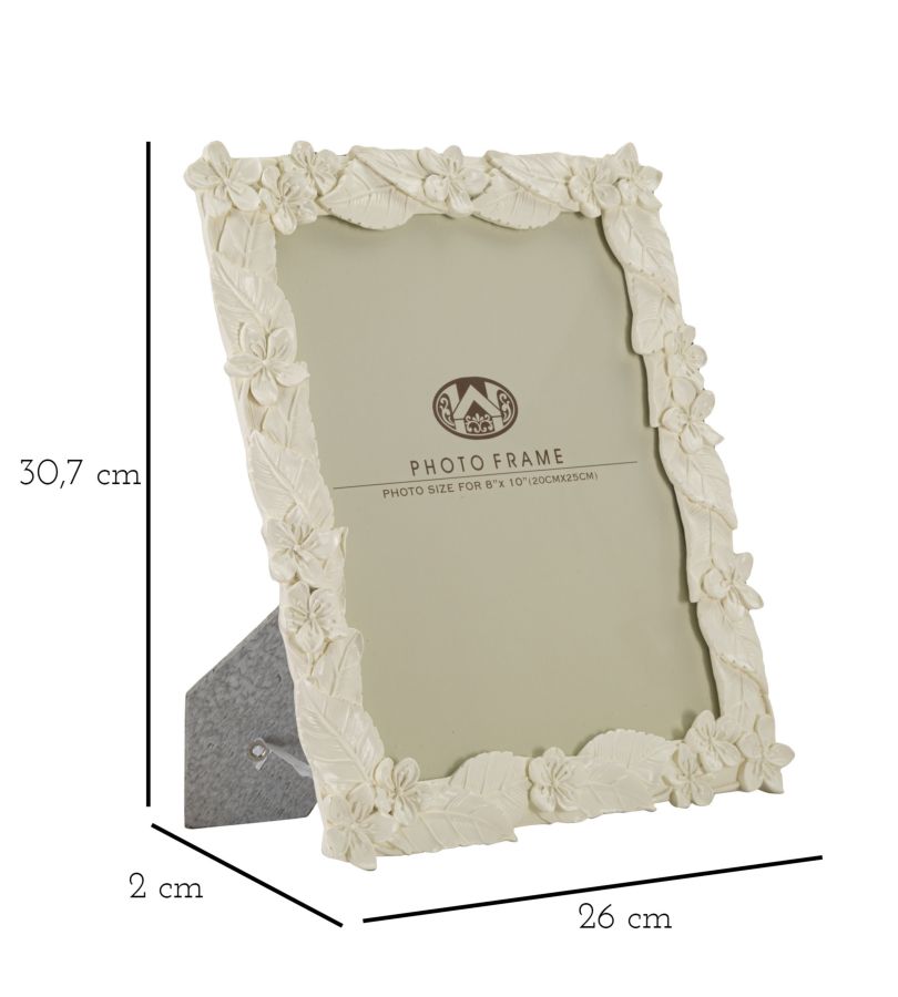 PHOTO FRAME LEAF CREAM CM 26X2X30,7 - slika 6