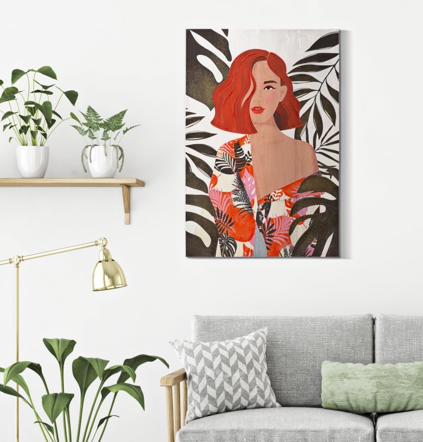 WALL PRINTING/PAINTING LADY JUNGLE -A- CM 80X2,8X120 - slika 5