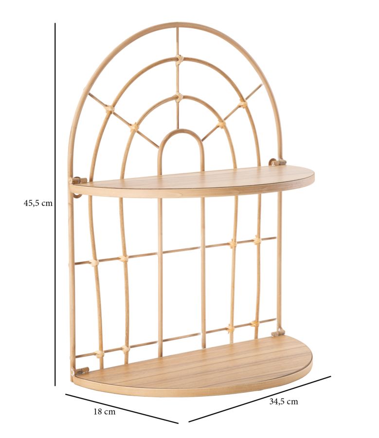 DOUBLE SHELF ARCH CM
34,5X18X45,5 - slika 7