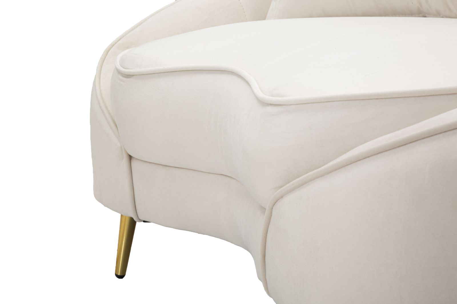 SOFA 2 SEATERS OSLO WITH CUSHIONS CREAM CM 148X84X68 - slika 8