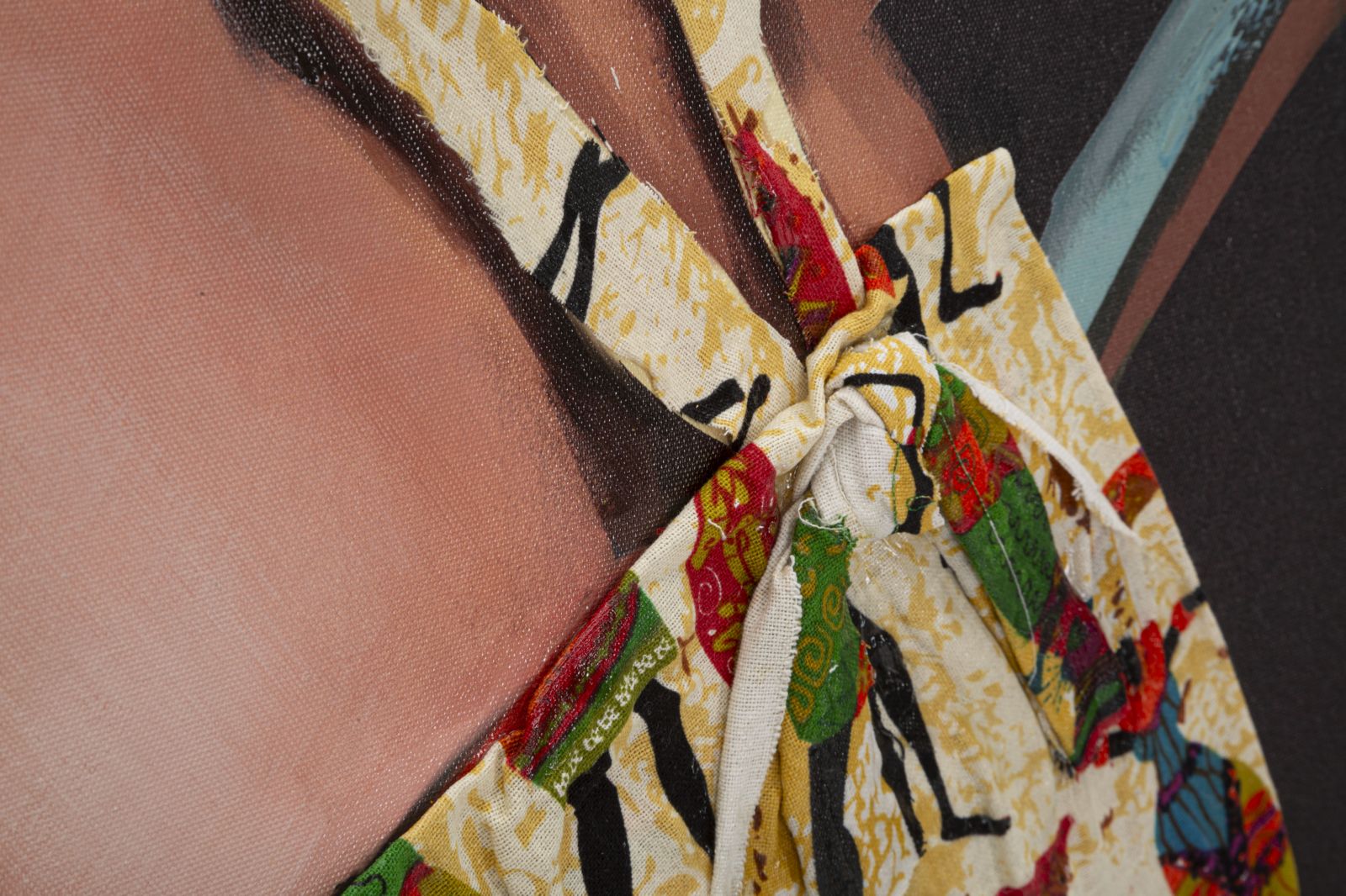 HANDMADE WALL PAINTING KELLY -B- 90X3X120 - slika 3