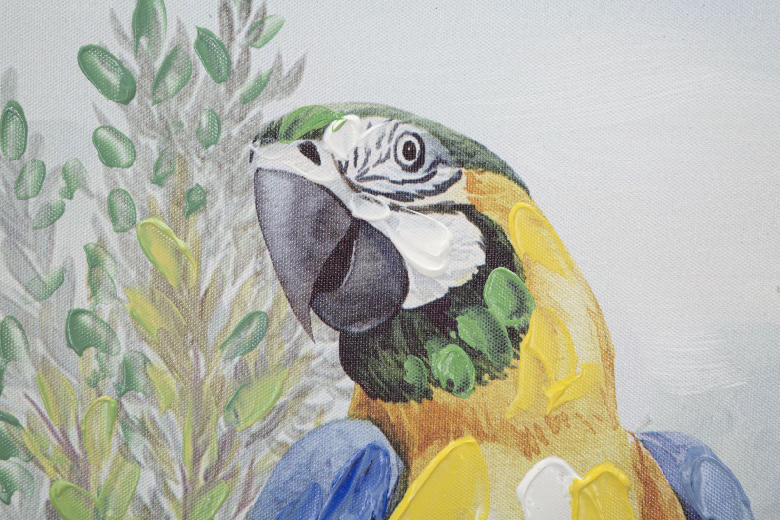 HANDMADE WALL PAINTING KENDA ORIZZONTAL CM 120X3X90 - slika 4