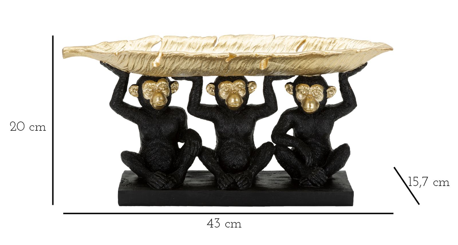 DECOR MONKEY TRIS M 43X15,7X20 - slika 7