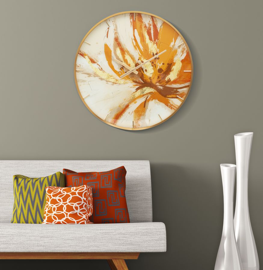 WALL CLOCK GLASS TOPLY CM Ø 60X5 - slika 5