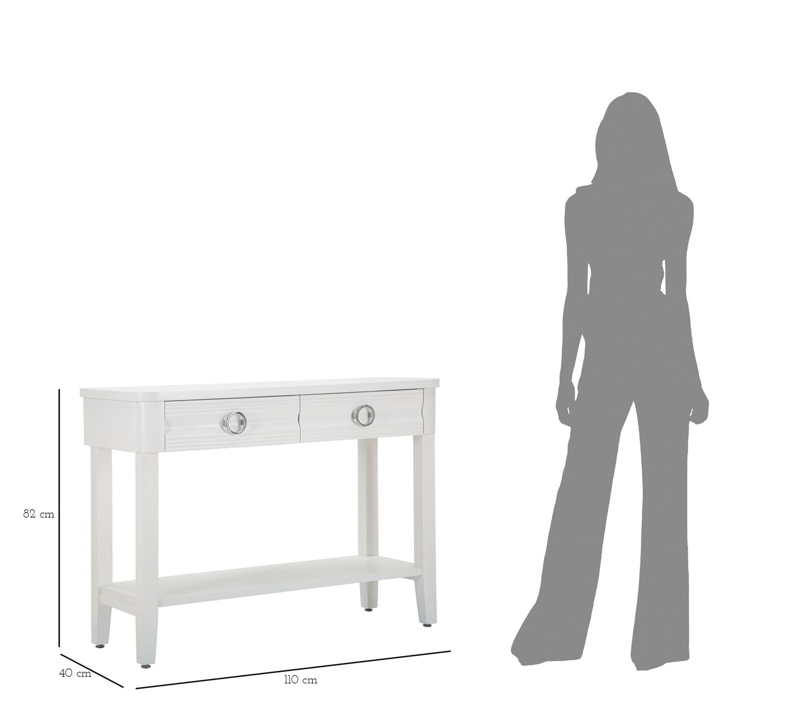 CONSOLE SHINE CM 110X40X82 - slika 8