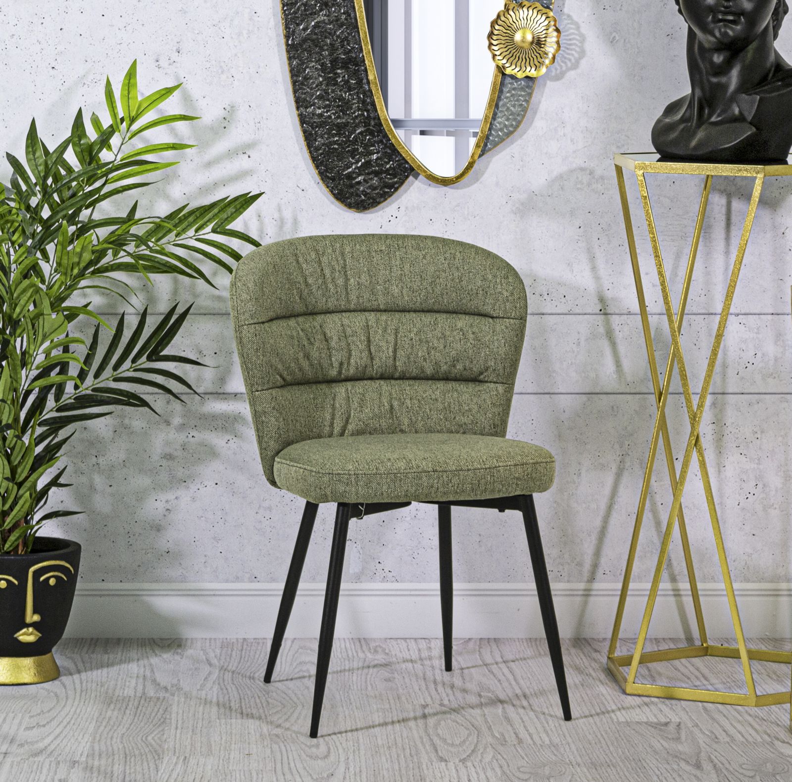 CHAIR LOSANNA GREEN SET 2 PZ CM 58X60,5X85 - slika 8