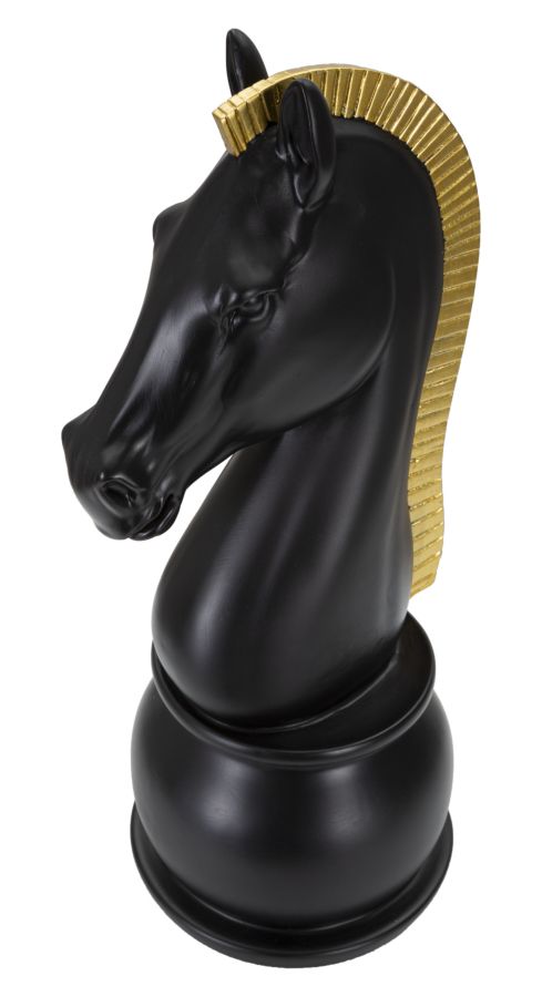 BLACK AND GOLD HORSE CM Ø 18,5X50 - slika 4
