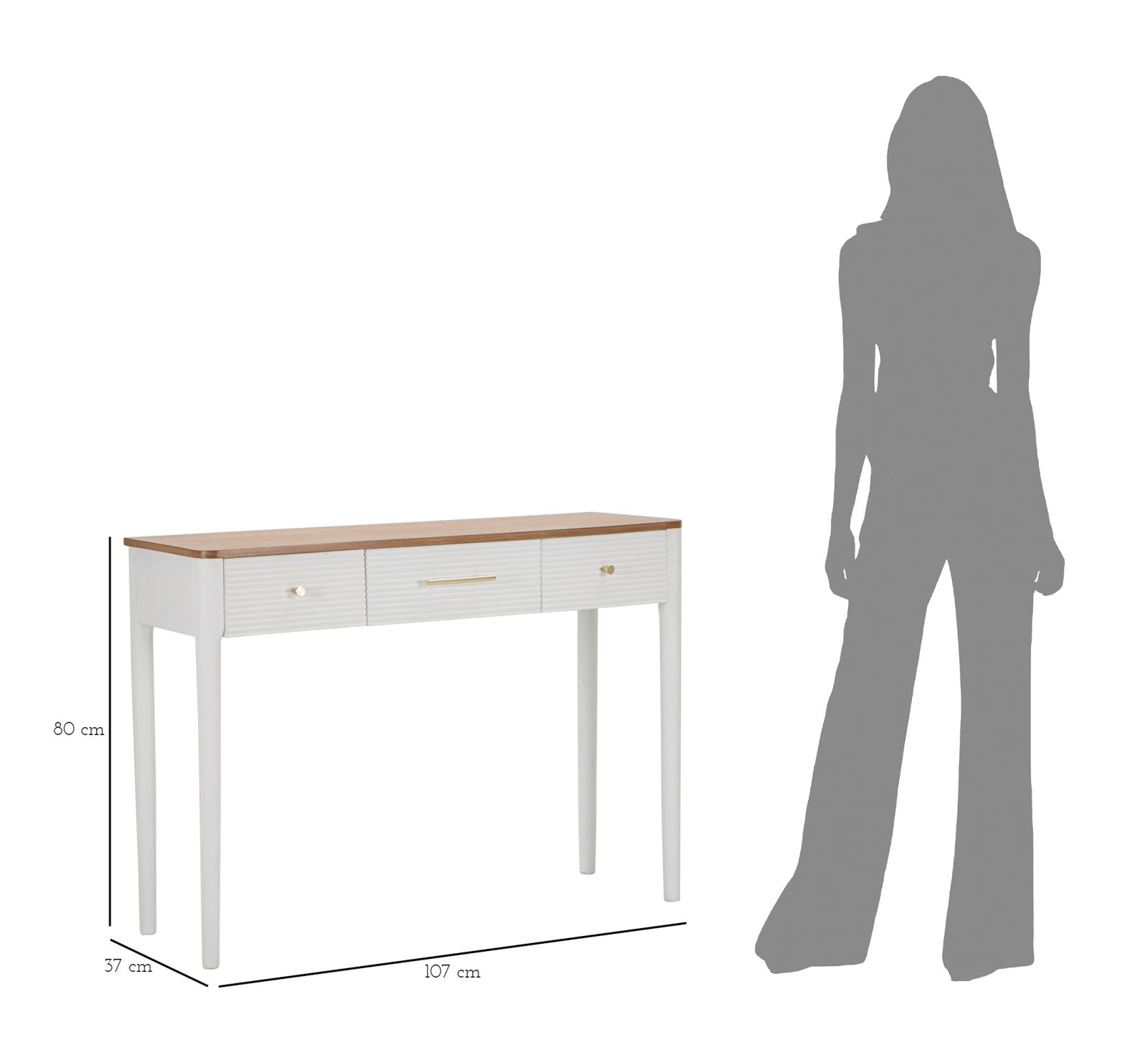 CONSOLE MATERA CM 107X37X80 - slika 8