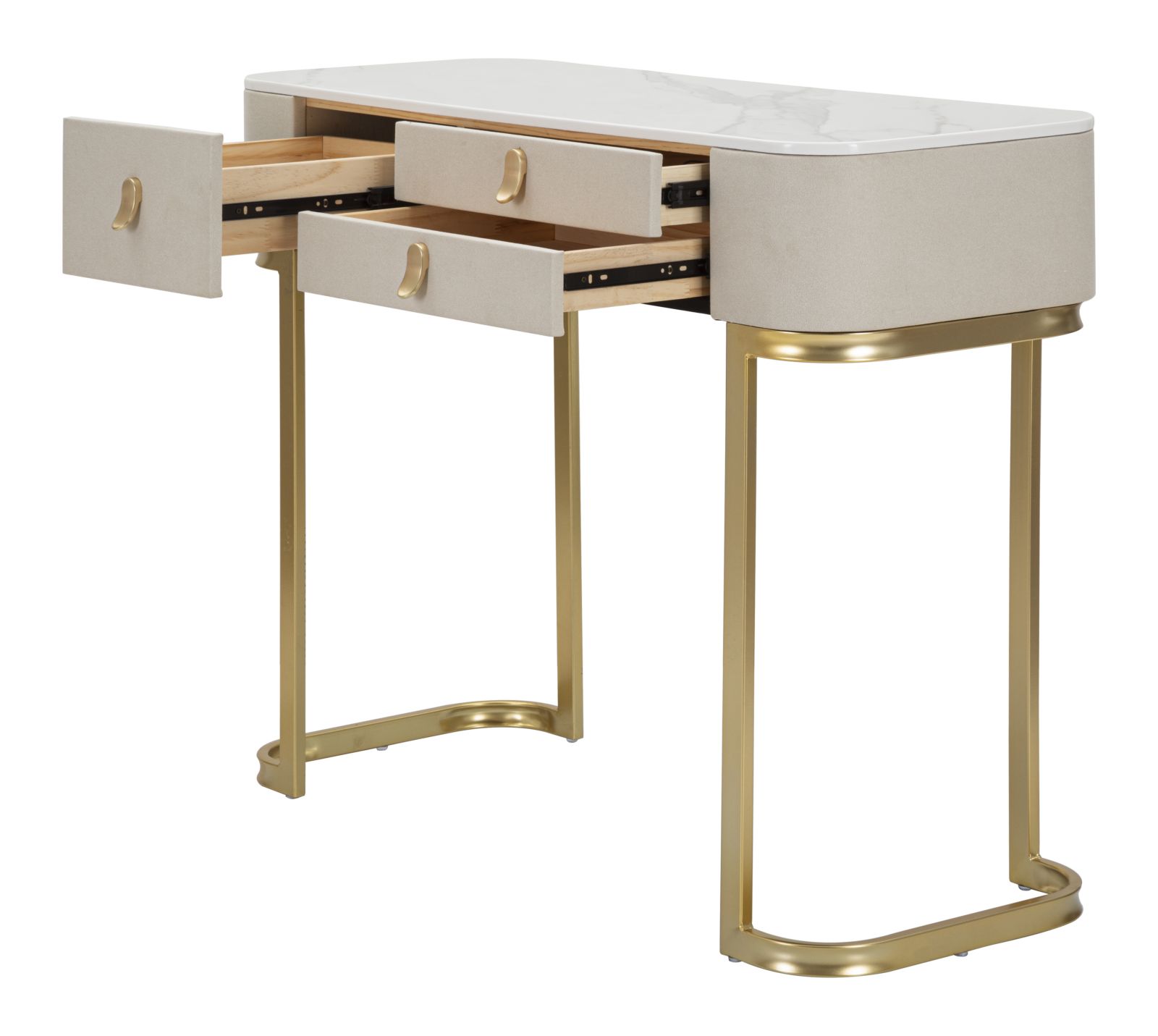 CONSOLE 3 DRAWERS BEAUTY CM 100X40X80 - slika 3