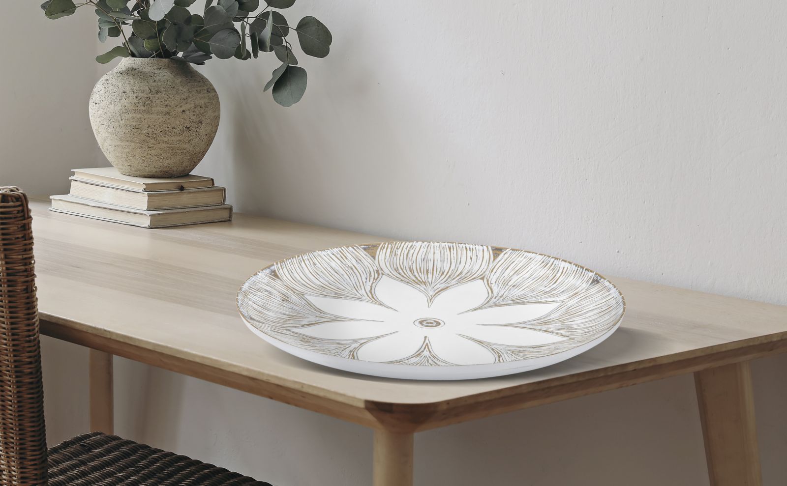 DECOR TRAY POLYRESIN ATENE CM Ø 35,5X4,4 - slika 5