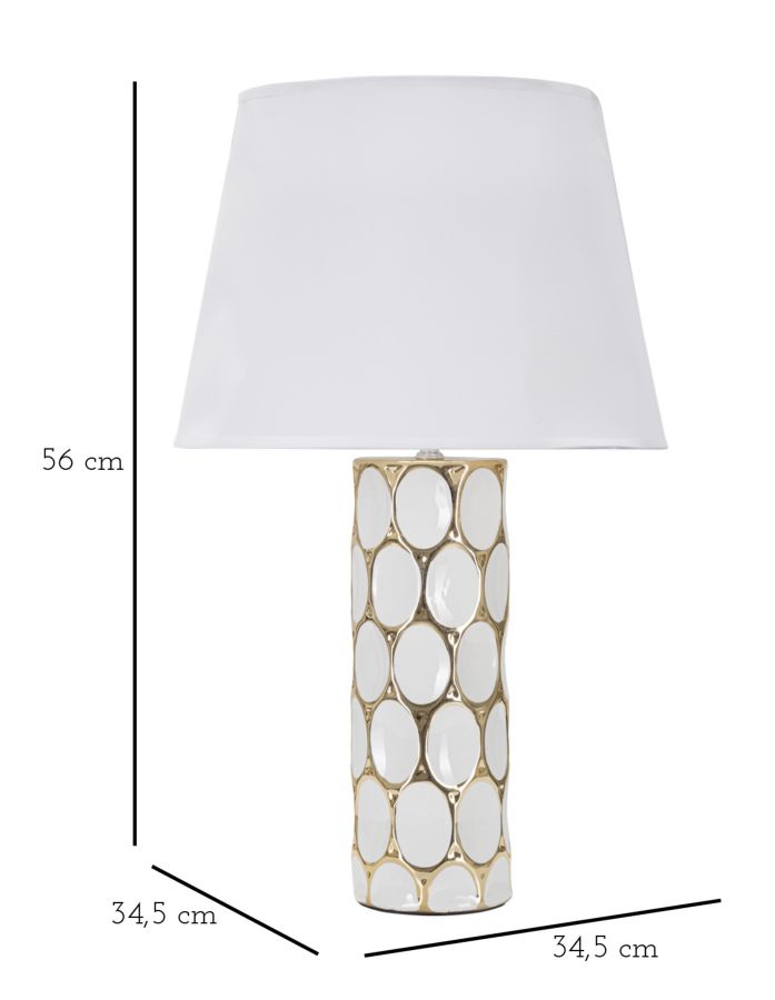 TABLE LAMP GLAM CARV CM Ø 34,5X56 - slika 6