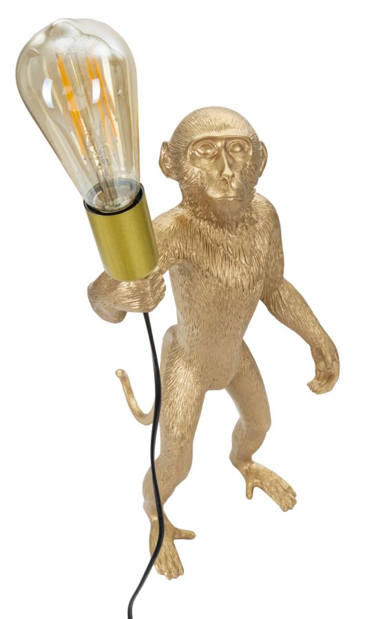 TABLE LAMP MONKEY GOLD CM Ø 26X34X55 - slika 3