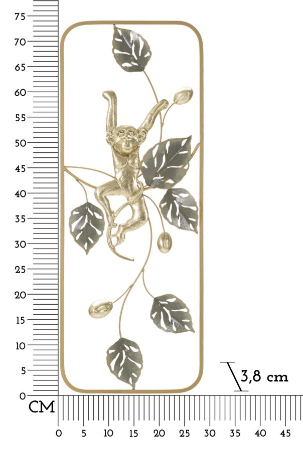 IRON WALL PANEL MONKEY CM 28,6X3,8X74,3 - slika 6