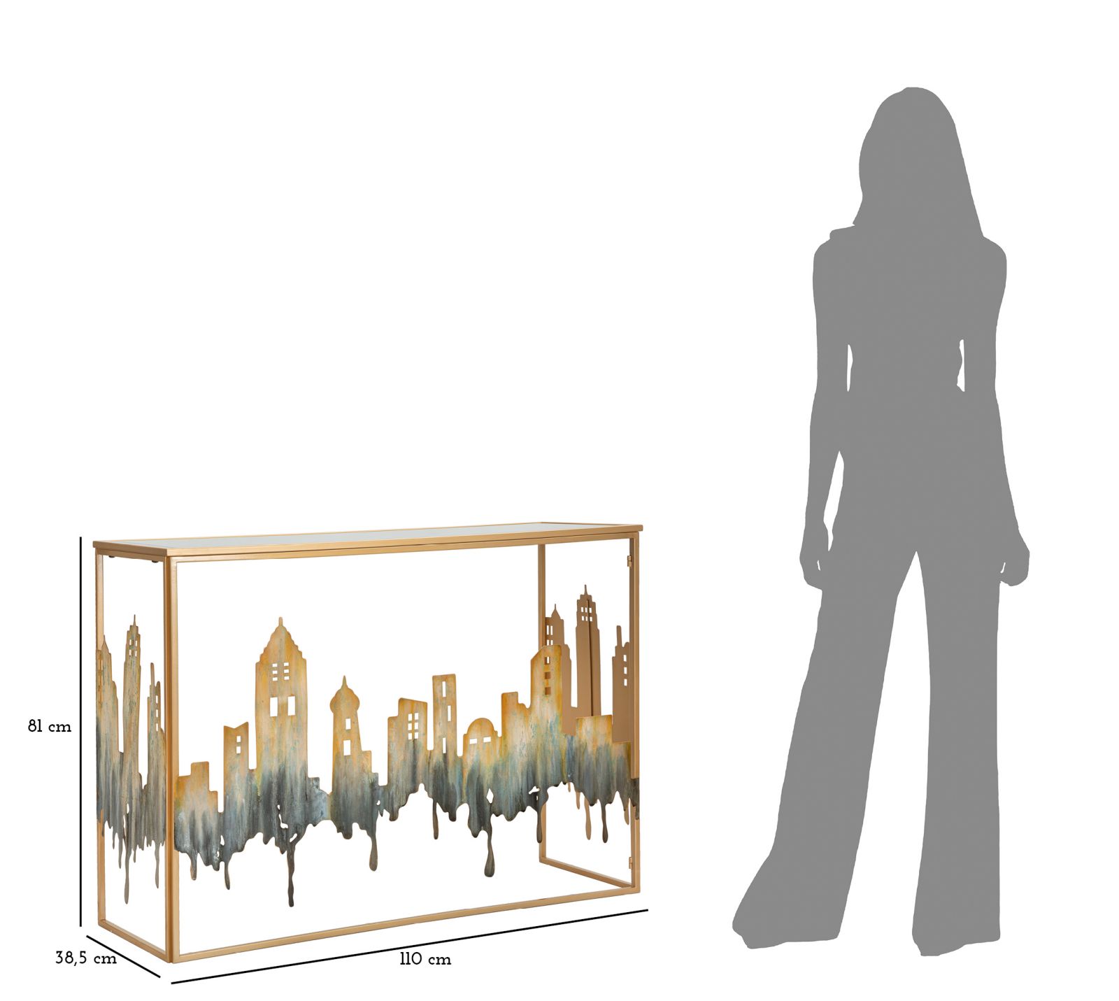 CONSOLE CITY CM 110X38,5X81 - slika 10