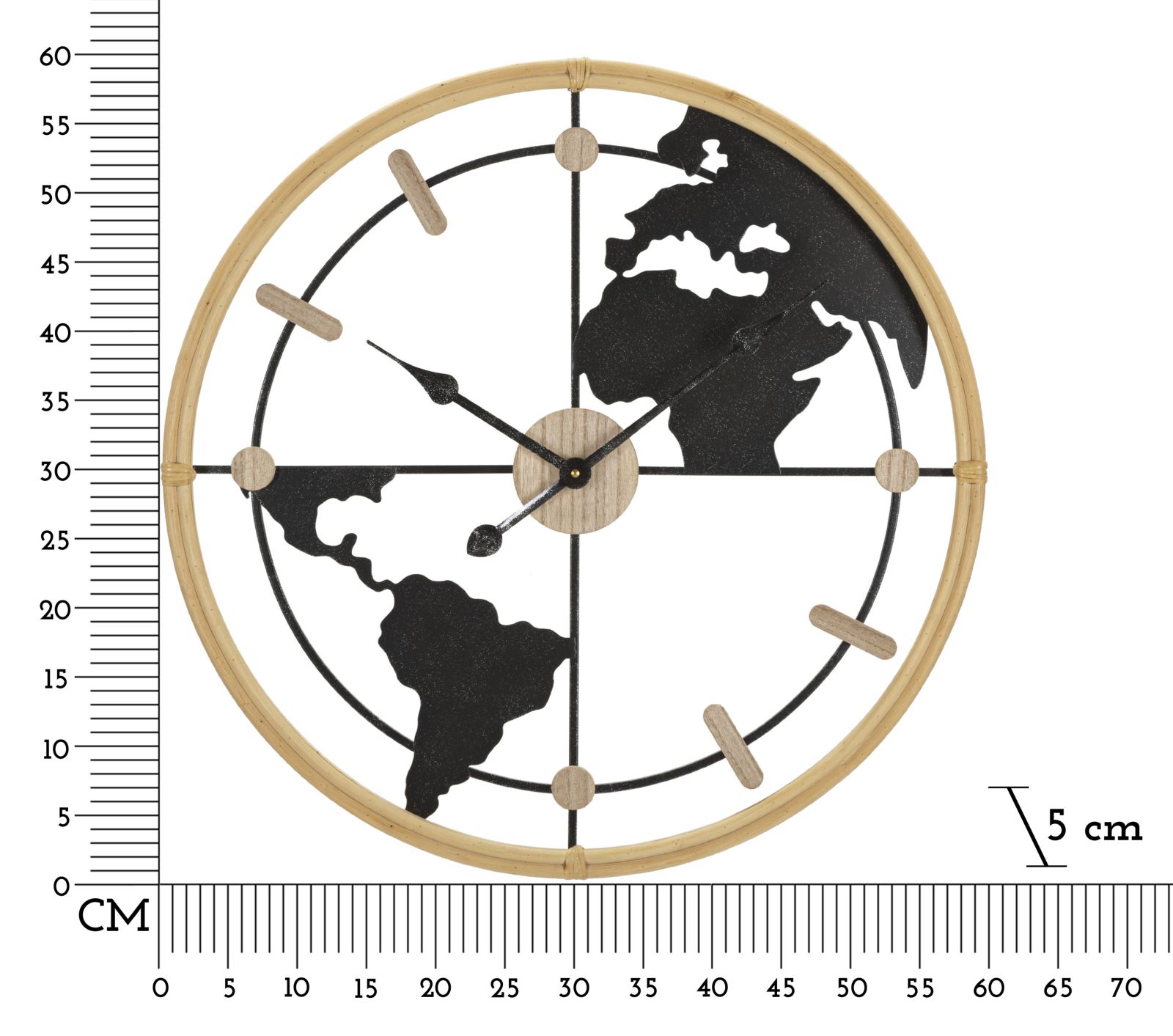 WALL CLOCK WORLD NEW CM Ø 60X5 - slika 6