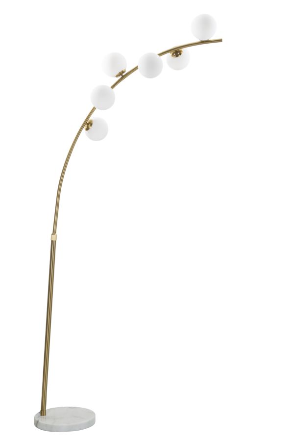 FLOOR LAMP GLAMY ARC 6 LUCI CM 130X45X220-246 - slika 4