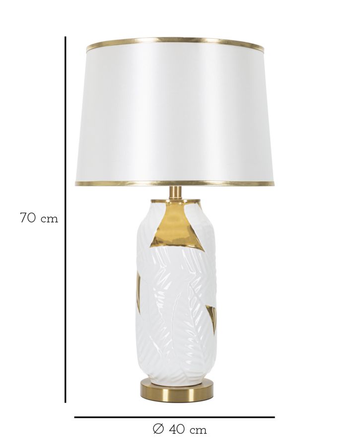 TABLE LAMP CERAMIC CM Ø 40X70 - slika 6