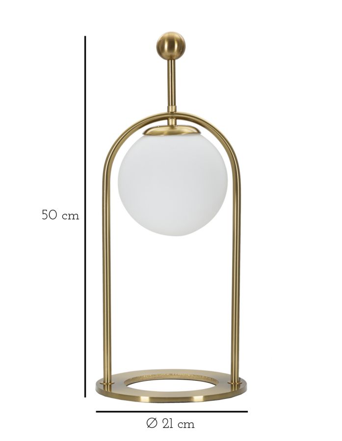 TABLE LAMP GLAMY ARC -B- CM Ø 21X50 - slika 5