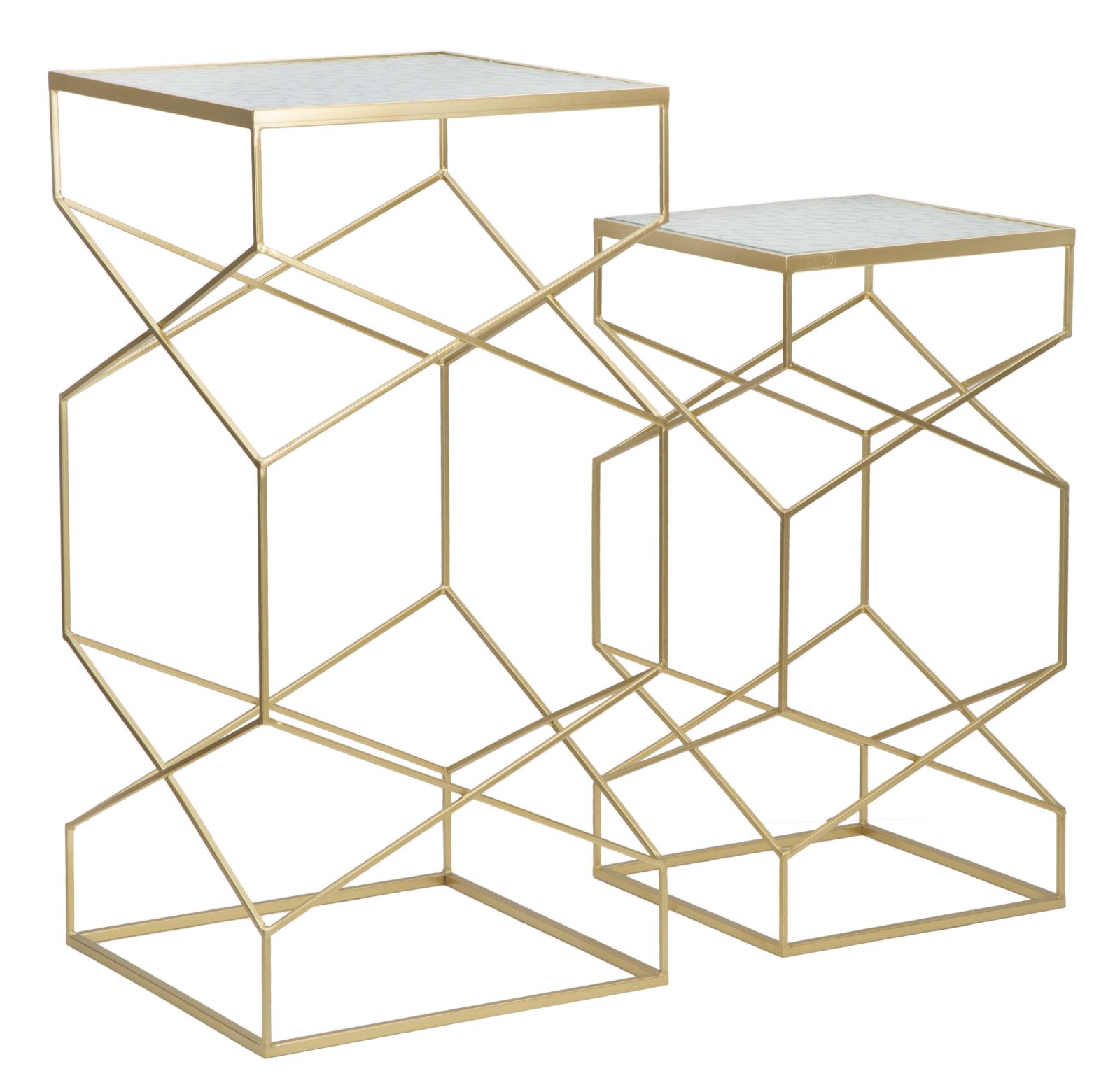 PHONE HOLDER GLASSY COPPIA CM 50X50X100-40X40X80 - slika 4