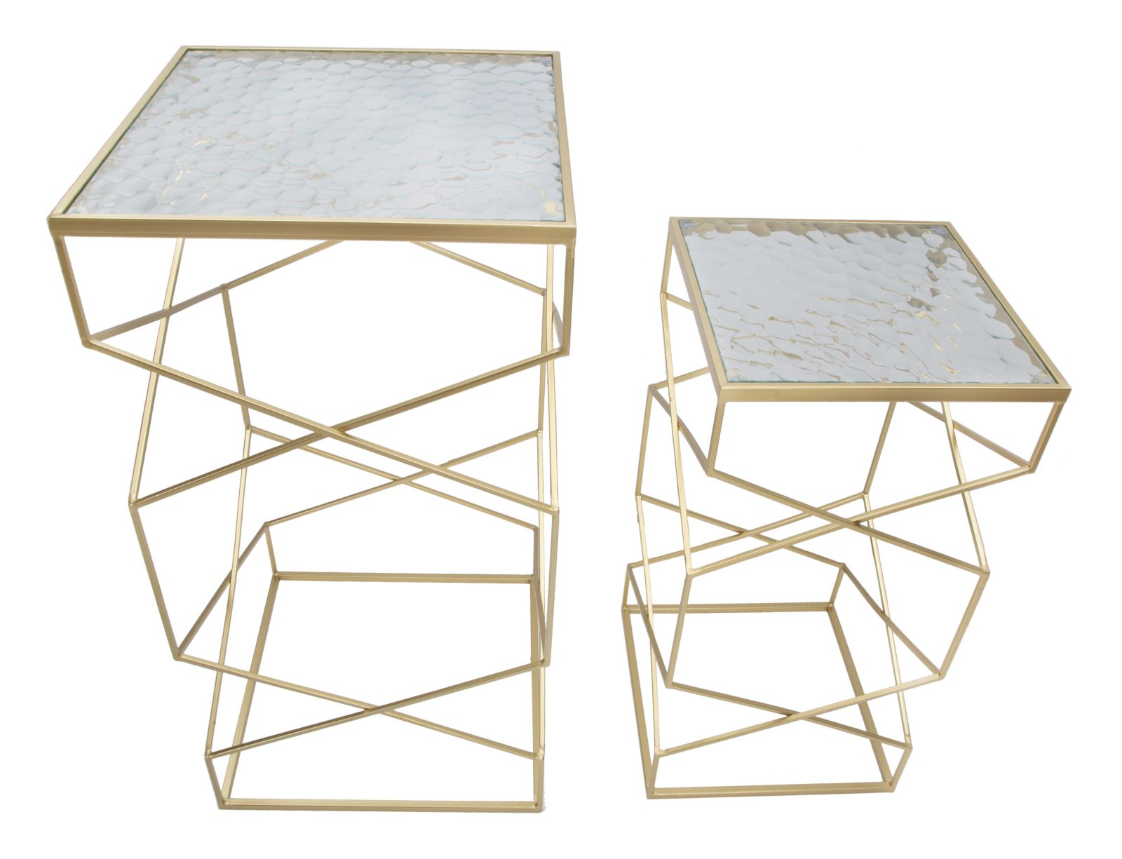 PHONE HOLDER GLASSY COPPIA CM 50X50X100-40X40X80 - slika 2