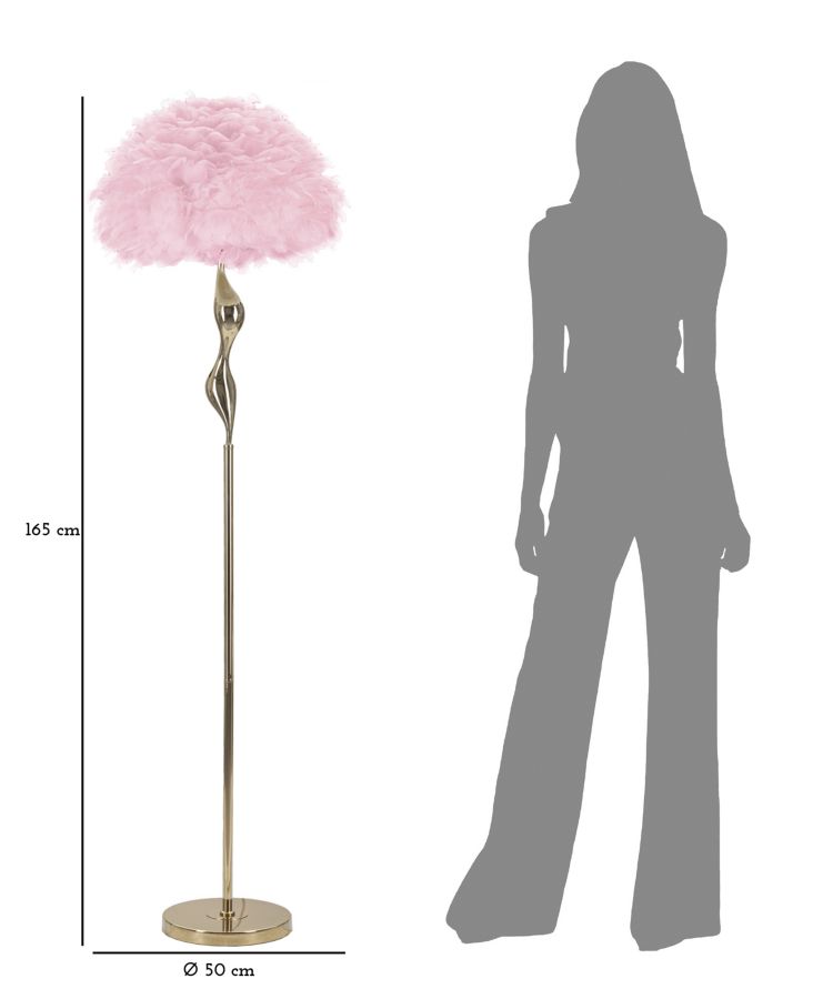 FLOOR LAMP SLIM PINK CM Ø 50X165 - slika 7