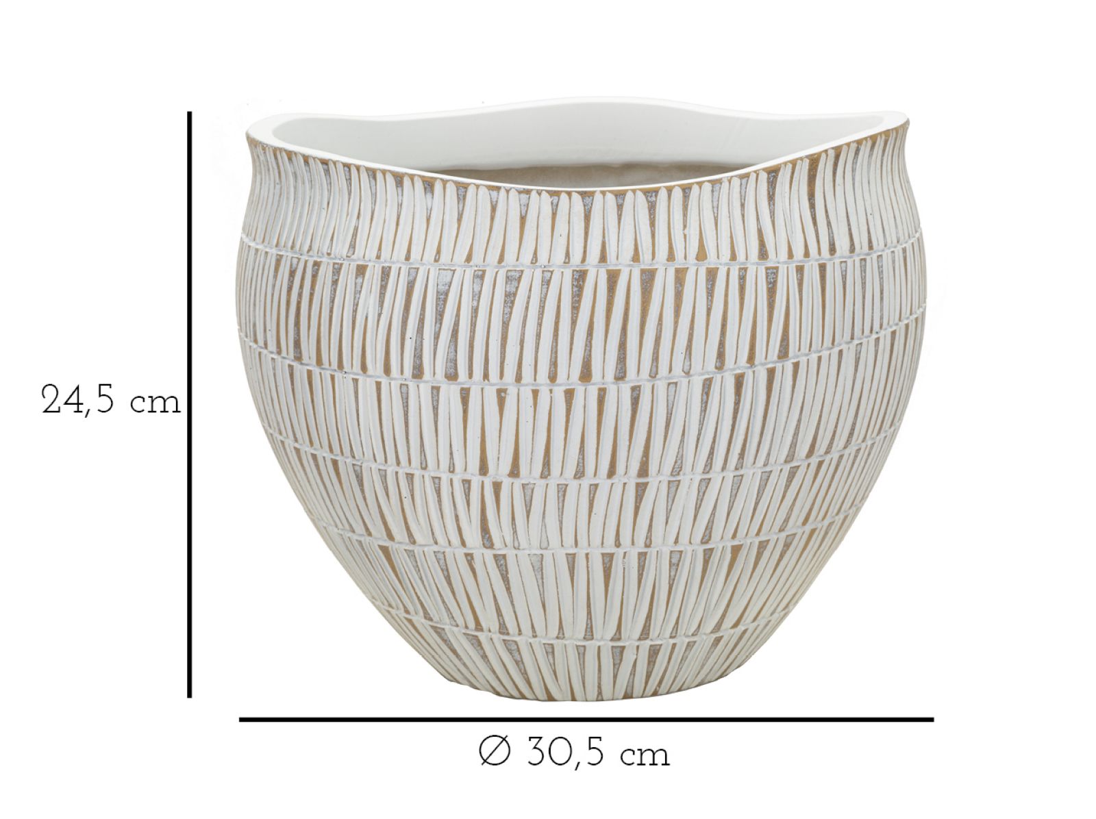 CACHEPOT STIKY CM Ø 30,5X24,5 - slika 6