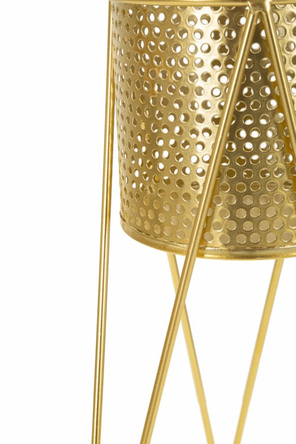 VASE HOLDER GLAT SET 2 PCS CM 21X20X46-18X18X32 - slika 4