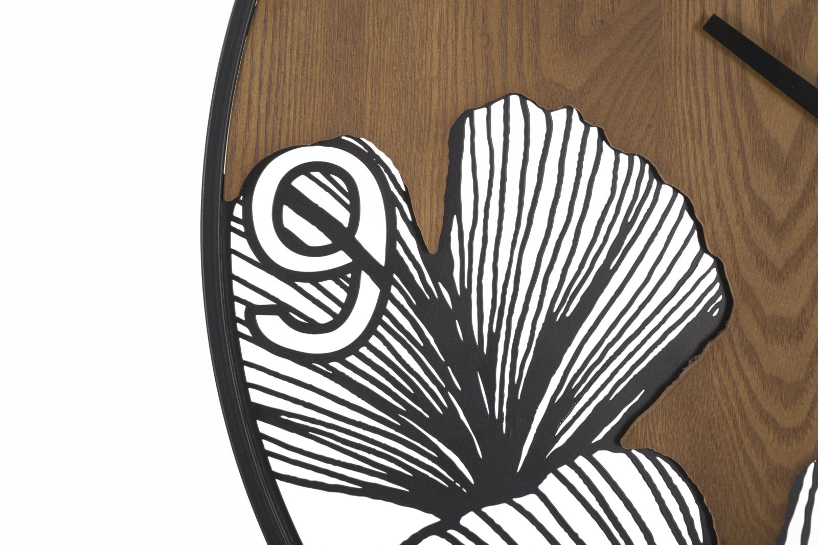 WALL CLOCK SUPER WOOD/LEAF CM Ø 60X2 - slika 3