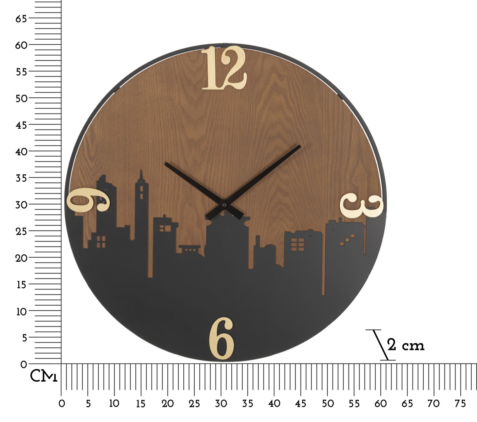 WALL CLOCK CITY CM Ø 60X2 - slika 6
