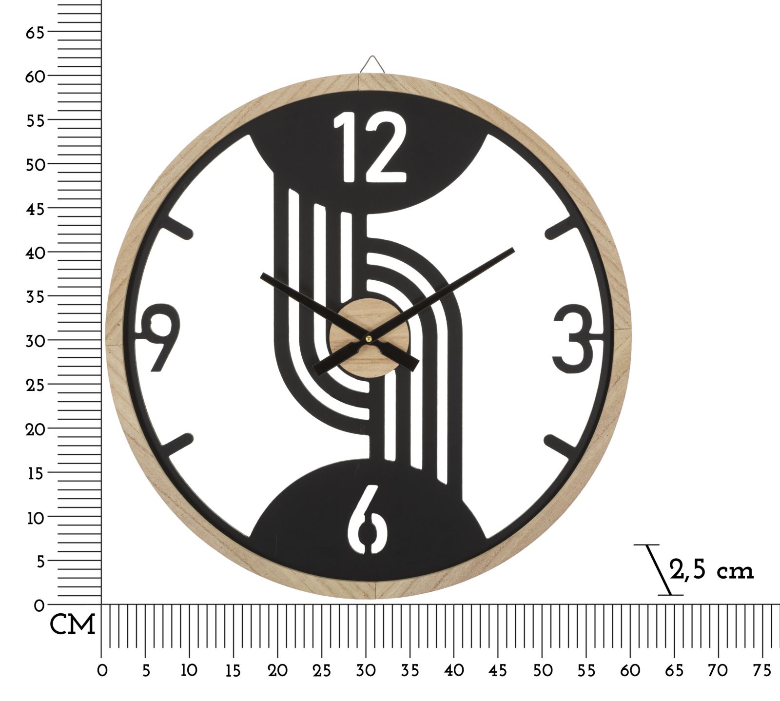 WALL CLOCK CLIPS CM Ø 60X2,5 - slika 6