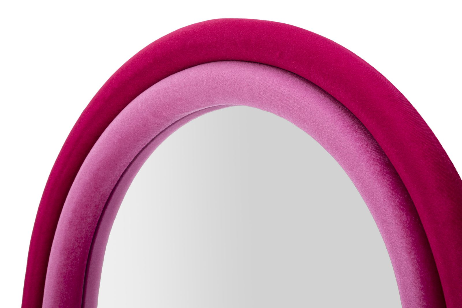 WALL MIRRORO CLOE FUXIA VELVET CM 60X4X160 - slika 3