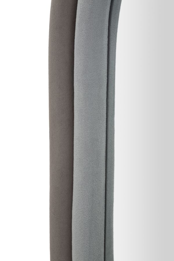 WALL MIRROR ANTONY GREY VELVET CM 60X4X90 - slika 3