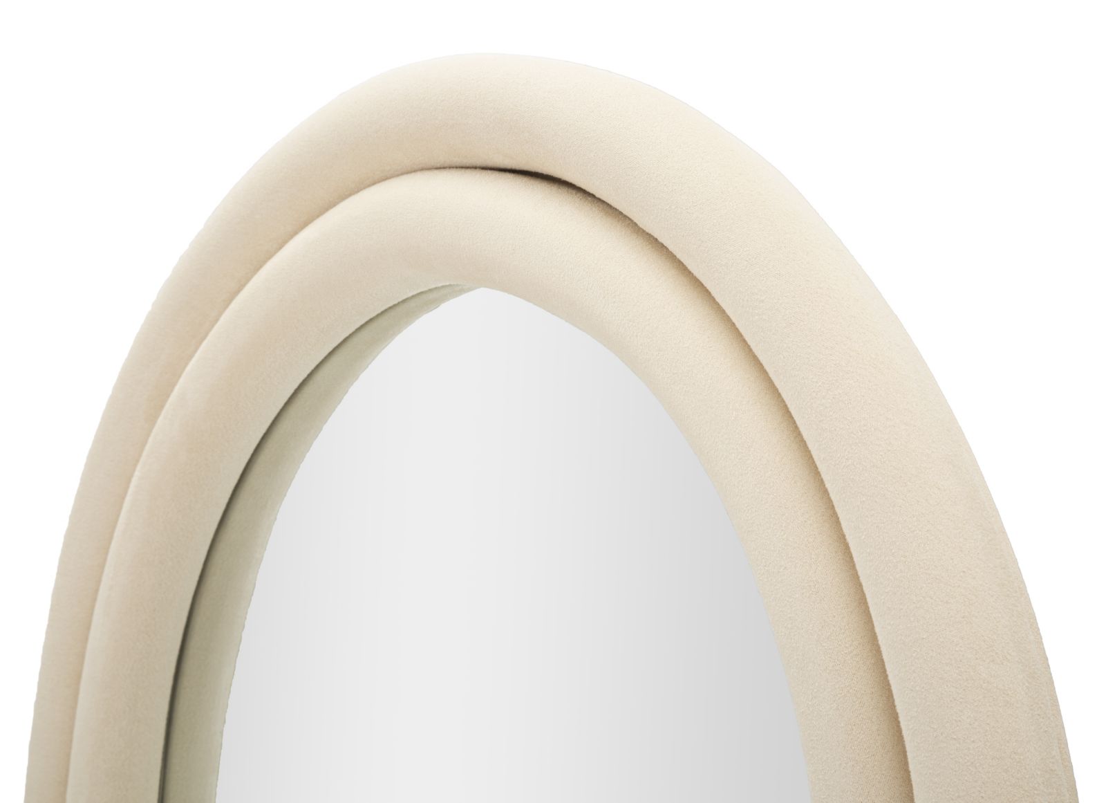 WALL MIRROR CLOE CREAM VELVET CM 60X4X160 - slika 4