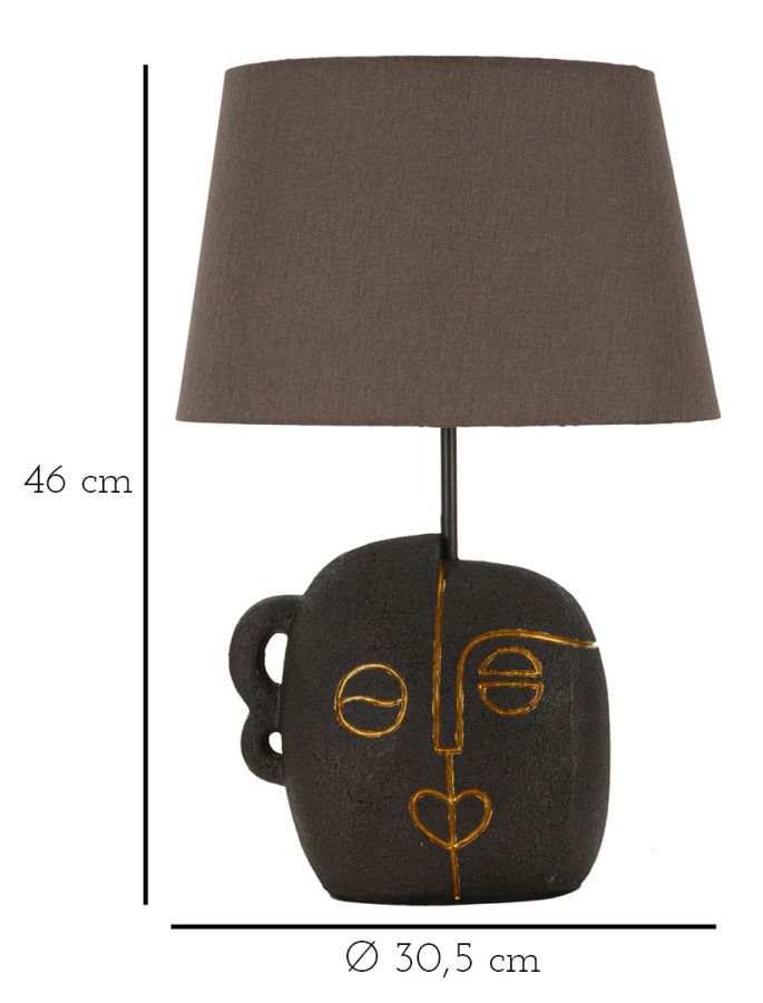 TABLE LAMP TRIBAL -A- CM Ø 30,5X46 - slika 6