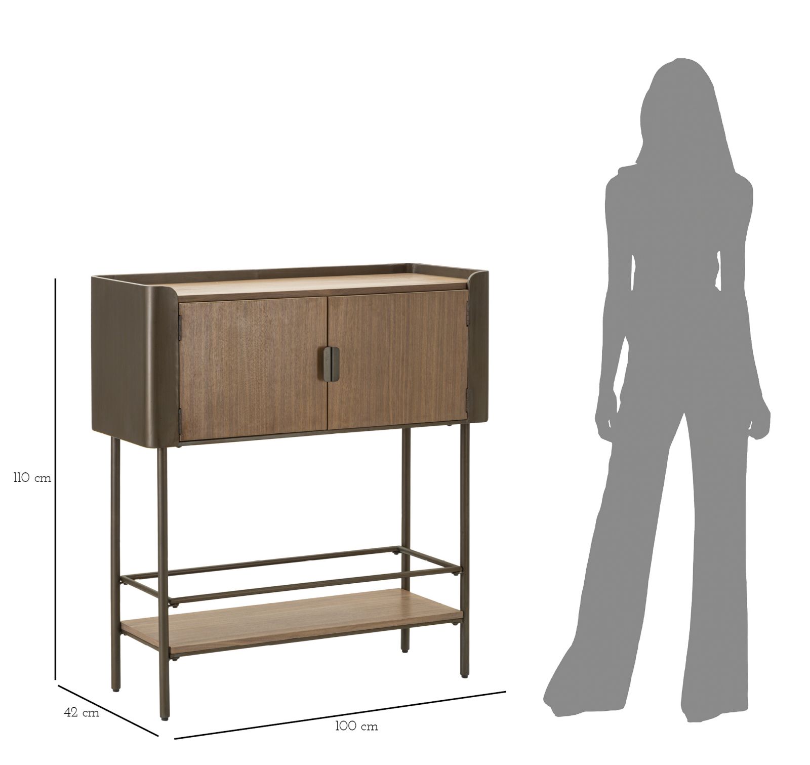 CABINET TORONTO CM 100X42X110 - slika 8