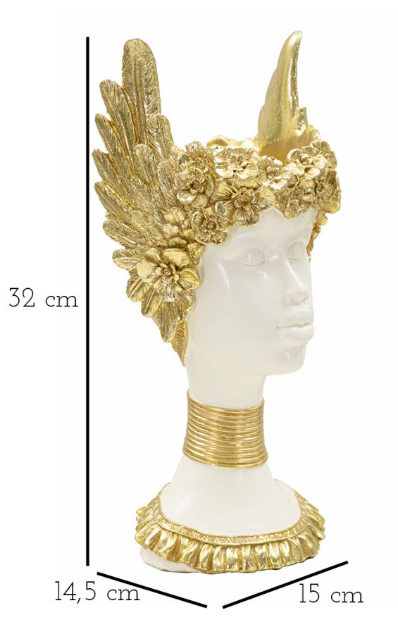 ATHENA STATUE CM 15X14,5X32 - slika 7