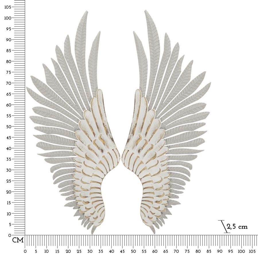 WALL PANEL NATURAL WINGS SET 2 PCS CM 43,8X2,5X104 - slika 6