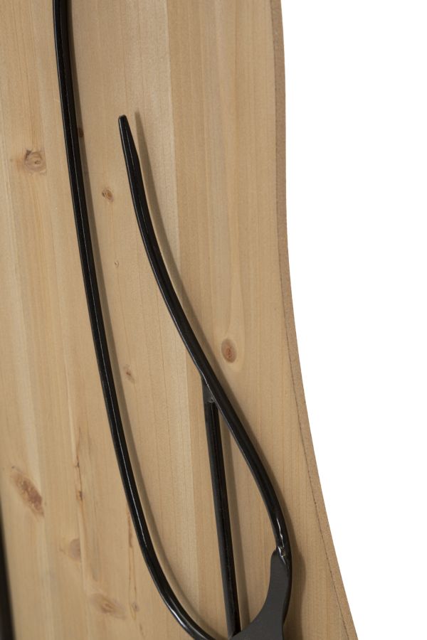 WALL PANEL BEAUTY IRON AND WOOD 60X2X90 - slika 4