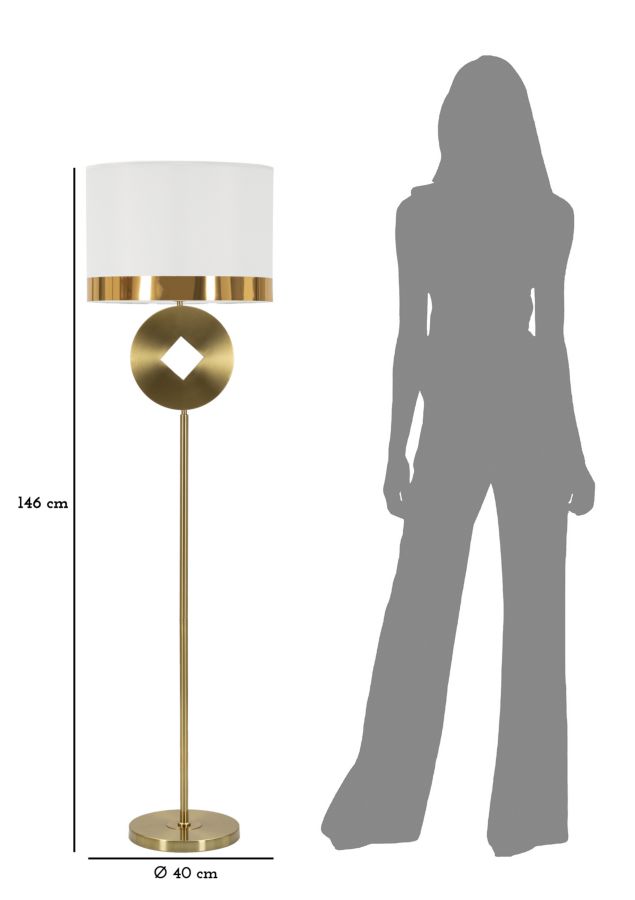 FLOOR LAMP COIN CM Ø 40X151 - slika 6