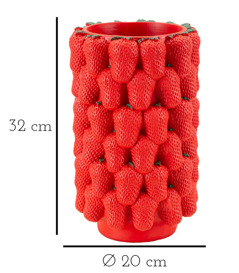 VASE STRAWBERRY CM Ø 20X32 - slika 7