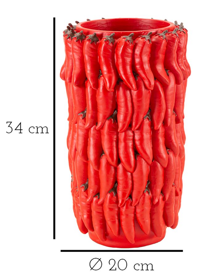 VASE CHILI CM Ø 20X34 - slika 7